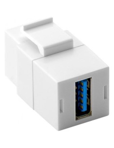 Adattatore Keystone 2x USB 3.0 A Femmina Bianco 2