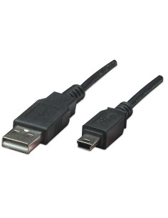 Cavo USB 2.0 A maschio/mini B 5 pin maschio 4,5 m Nero