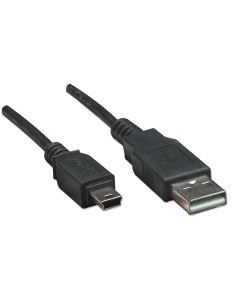 Cavo USB 2.0 A maschio/mini B 5 pin maschio 4,5 m Nero 2