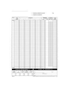 Blocco Registro Corrispettivi primanota dettaglianti data ufficio 29,7x21,5 cm 12x2 copie autoricalcanti - DU168512C00 2
