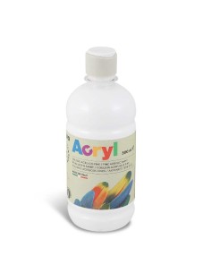 BOTT 500ML TEMP ACRILICA BIANCO 2