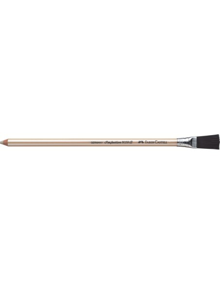 Gomma a penna Faber-Castell Perfection 7058-B con spazzolino per dattilo bianca 185800