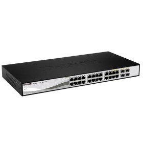 D-LINK SWITCH 24-PORT GIGABIT SMART MANAGED SWITCH INCLUDING 4 SFP PORTS