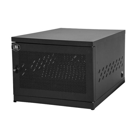 ARMADIO ALLOGGIAMENTO 16 NOTEBOOK O TABLET COLORE NERO CON 2 MULTIPRESE CON 16 PORTE USB 5 VOLT 3,4A E 1 MULTIPRESA 8 PORTE 220 