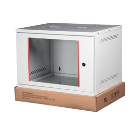ARMADIO RACK 19 A MURO 7U 19 (L) 542 mm (P) 400 mm COLORE GRIGIO DISASSEMBLATO