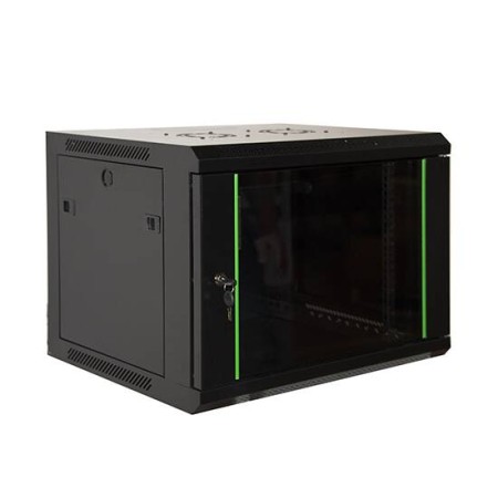 ARMADIO 12 UNITA DA MURO LINEA SOHO (A)600x(L)600x(P)450 MM. COLORE  NERO