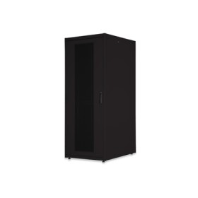 ARMADIO RACK 19 42 UNIT 19 PER RETI E SERVER MISURE (A)2010 X (L)800 X (P)1000 MM. COLORE NERO