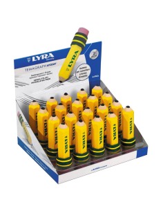 Espositore 20 gomme matita Lyra Temagraph Eraser 2x7 cm - L7417201 2