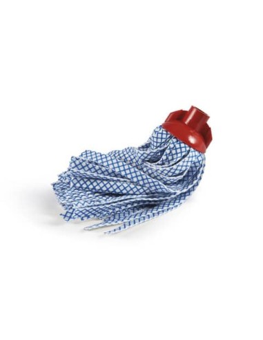 Mop sintetico per pavimenti Blu dimora bianco e blu 0025E
