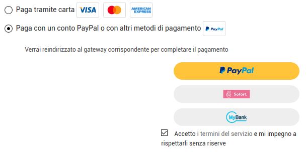 Paga con Paypal